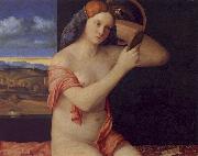 Giovanni Bellini Young Woman at her Toilet oil painting artist